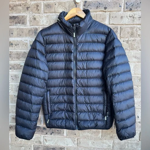 TUMI Pax Packable Men's Black Puffer Jacket/Neck Pillow